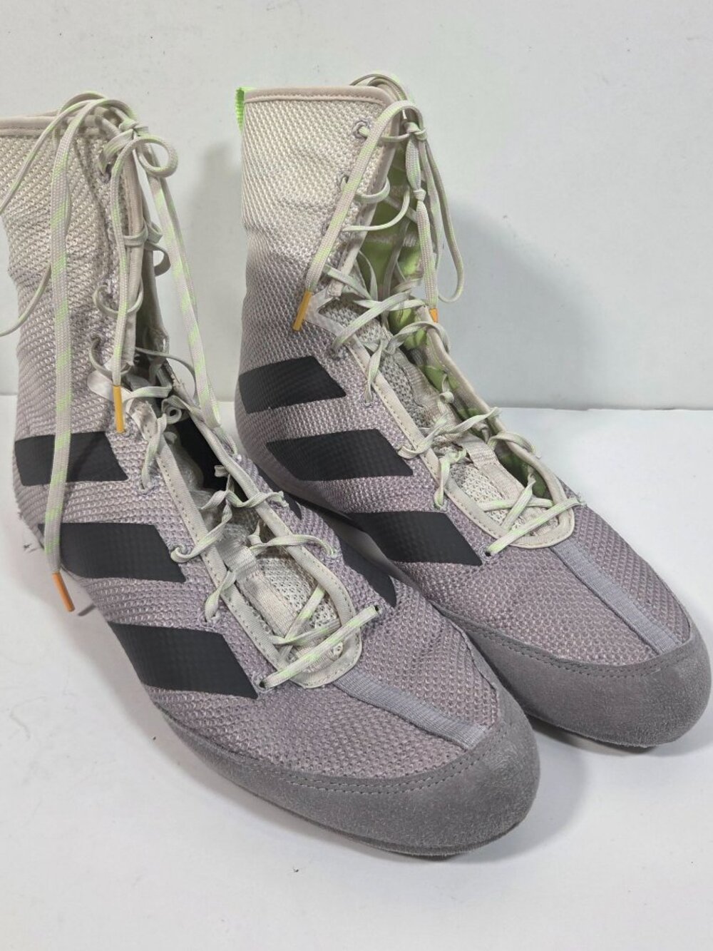 Adidas Box Hog 3 Boxing Shoes Men’s Size 11 Chalk White Grey Green